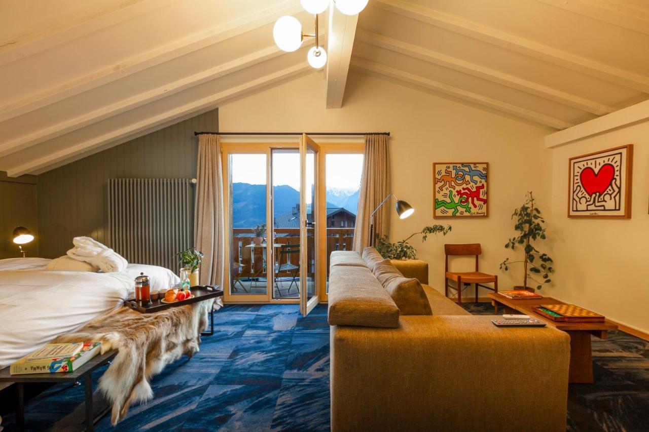 Shed Hotel Verbier Exteriör bild