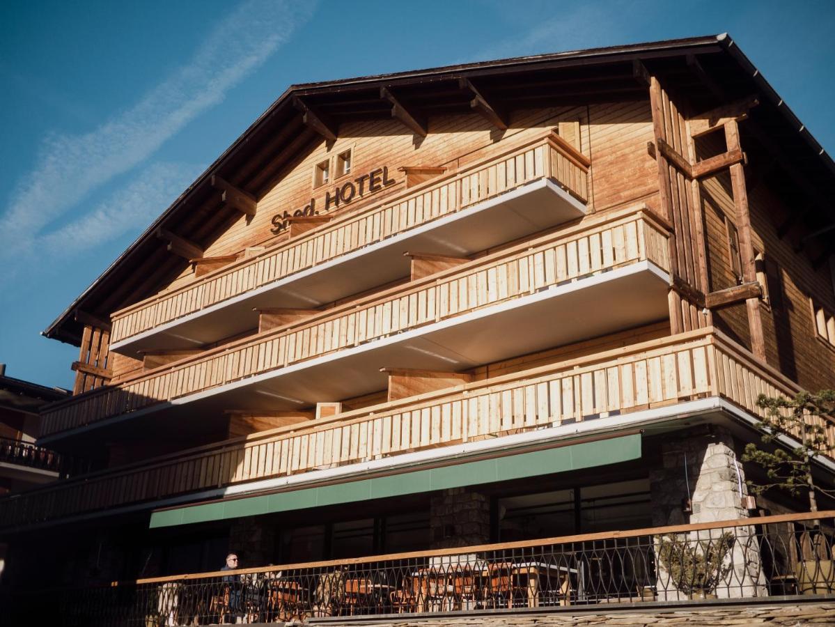 Shed Hotel Verbier Exteriör bild